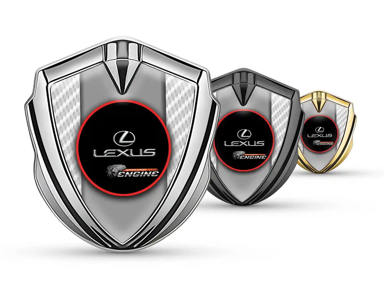 Lexus Emblem Silikon Abzeichen High-End Design Drift Look
